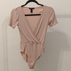 Forever 21 nude tee bodysuit